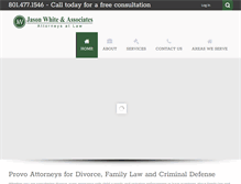 Tablet Screenshot of jasonwhitelaw.com